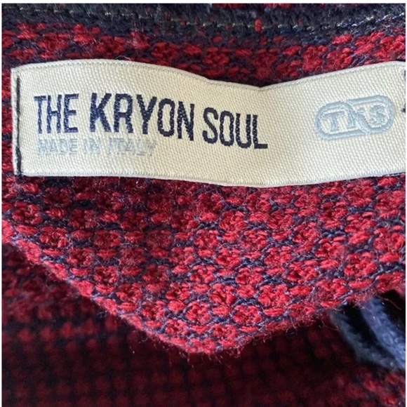 The Kryon Soul - Vintage Knit sweater with long collar Sz L - Picture 3 of 16